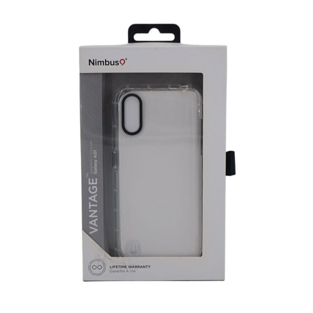 Nimbus Vantage Clear Case for Samsung Galaxy A01 – Slim, Shock-Absorbent Protect